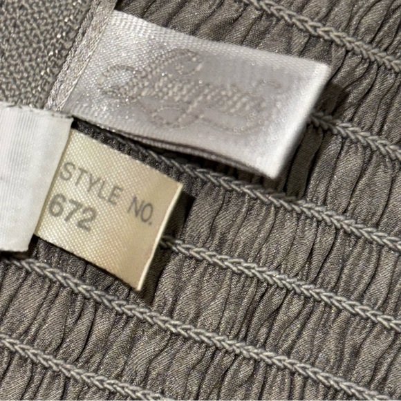 Vintage Nordstrom’s Lingerie Silk bustier Corset Strapless Top With Boning - Picture 7 of 11